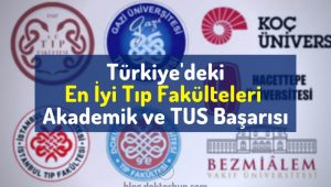 Türkiye'deki en iyi tıp fakülteleri, akademik başarıya göre, tus başarısına göre, sıralamaya göre